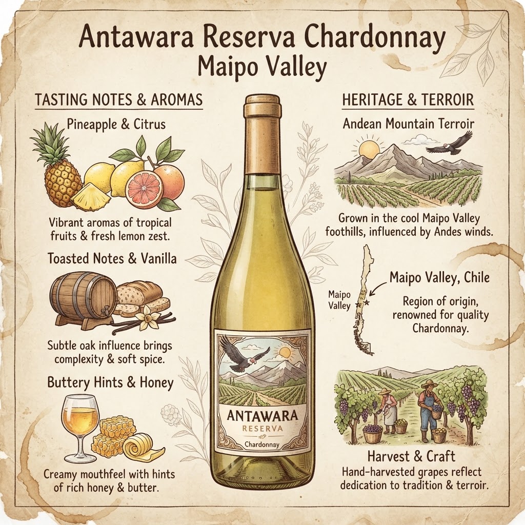 Antawara Reserva Chardonnay Maipo Valley