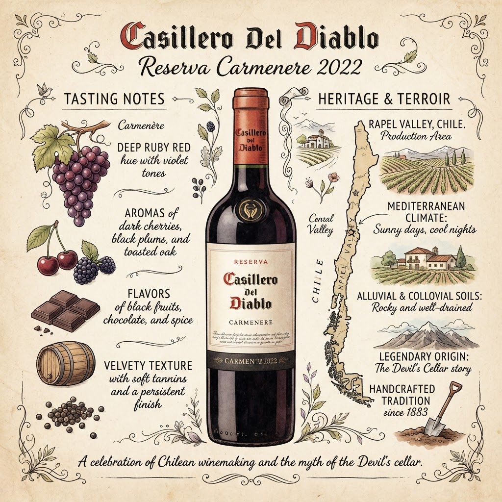 Casillero Del Diablo Reserva Carmenere 2022
