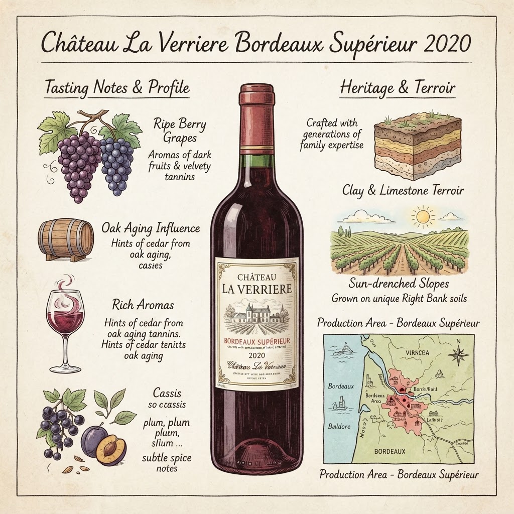 Château La Verriere Bordeaux Supérieur 2020