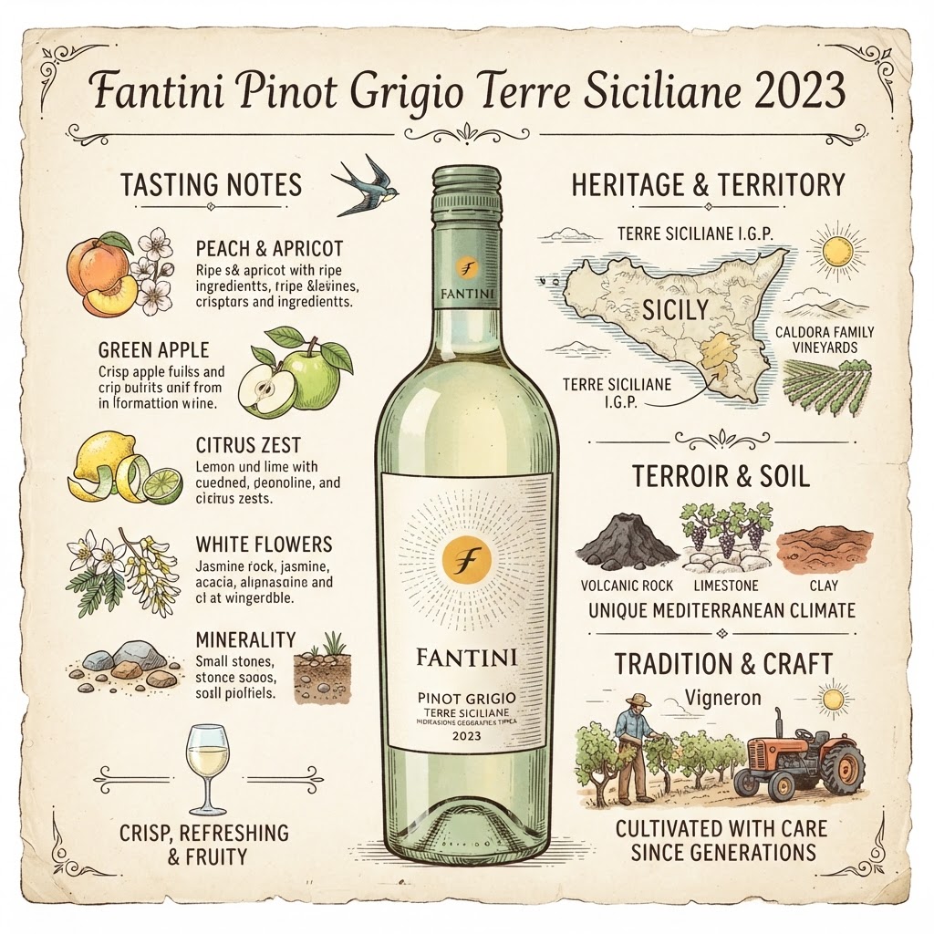 Fantini Pinot Grigio Terre Siciliane 2023