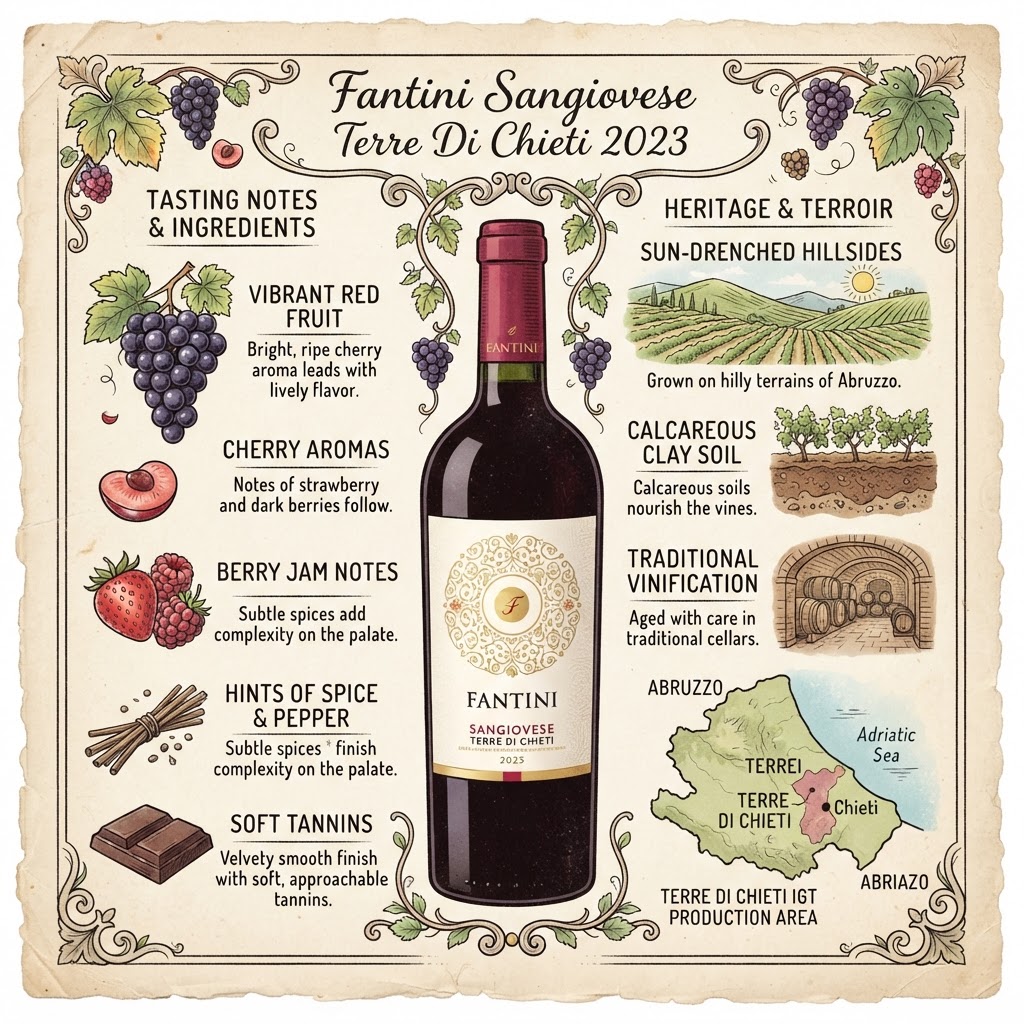 Fantini Sangiovese Terre Di Chieti 2023