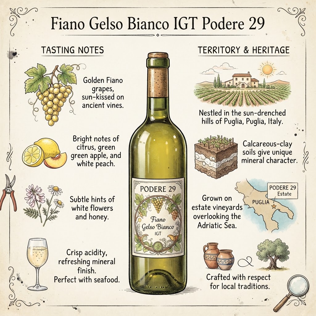 Fiano Gelso Bianco IGT Podere 29
