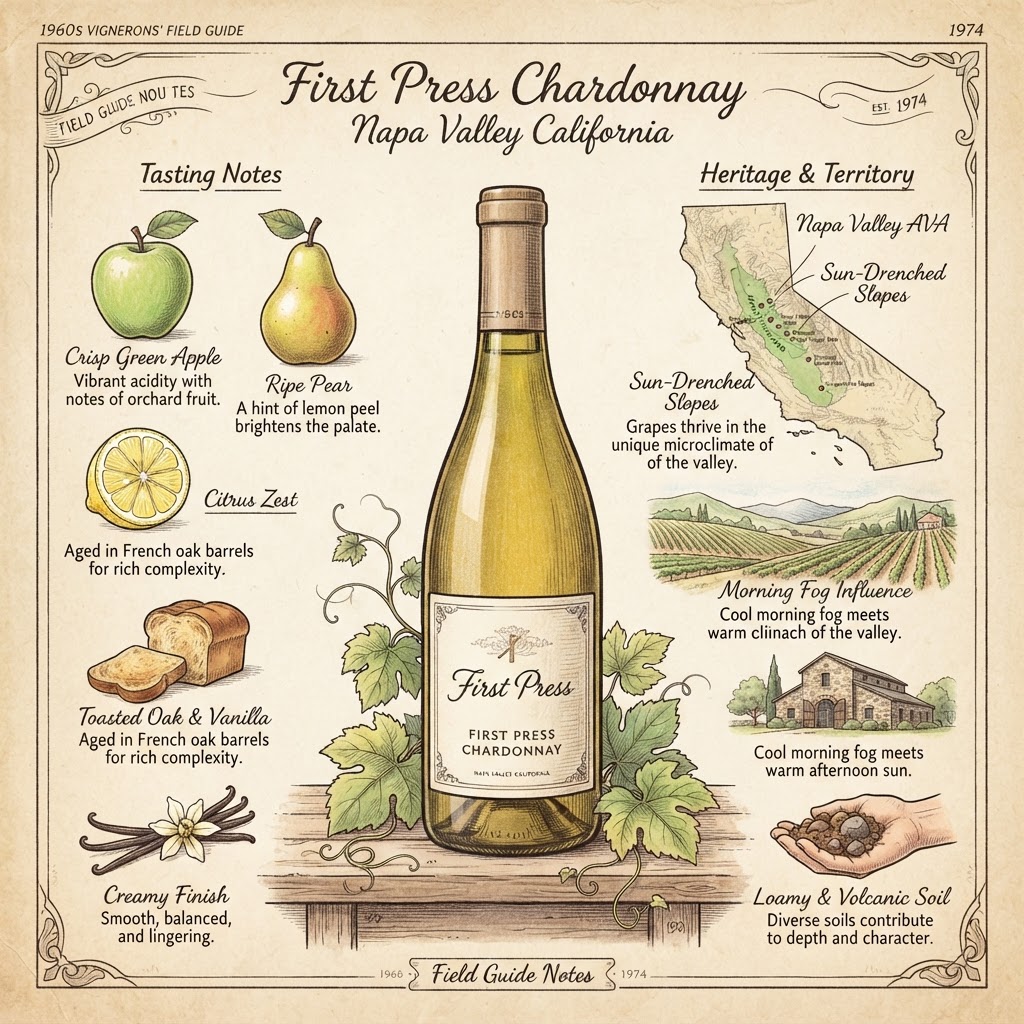 First Press Chardonnay Napa Valley California