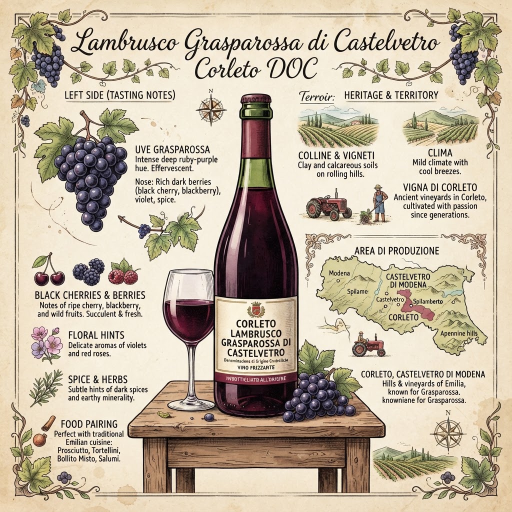 Lambrusco Grasparossa di Castelvetro Corleto DOC