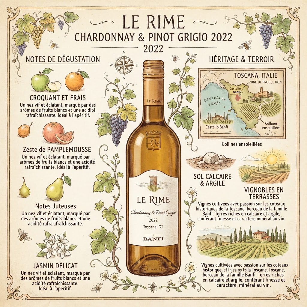 Le Rime Chardonnay & Pinot Grigio 2022