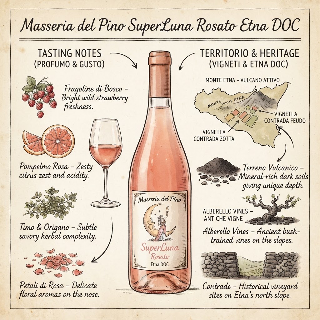 Masseria del Pino SuperLuna Rosato Etna DOC