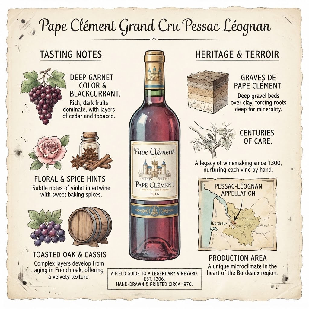 Pape Clément Grand Cru Pessac Léognan