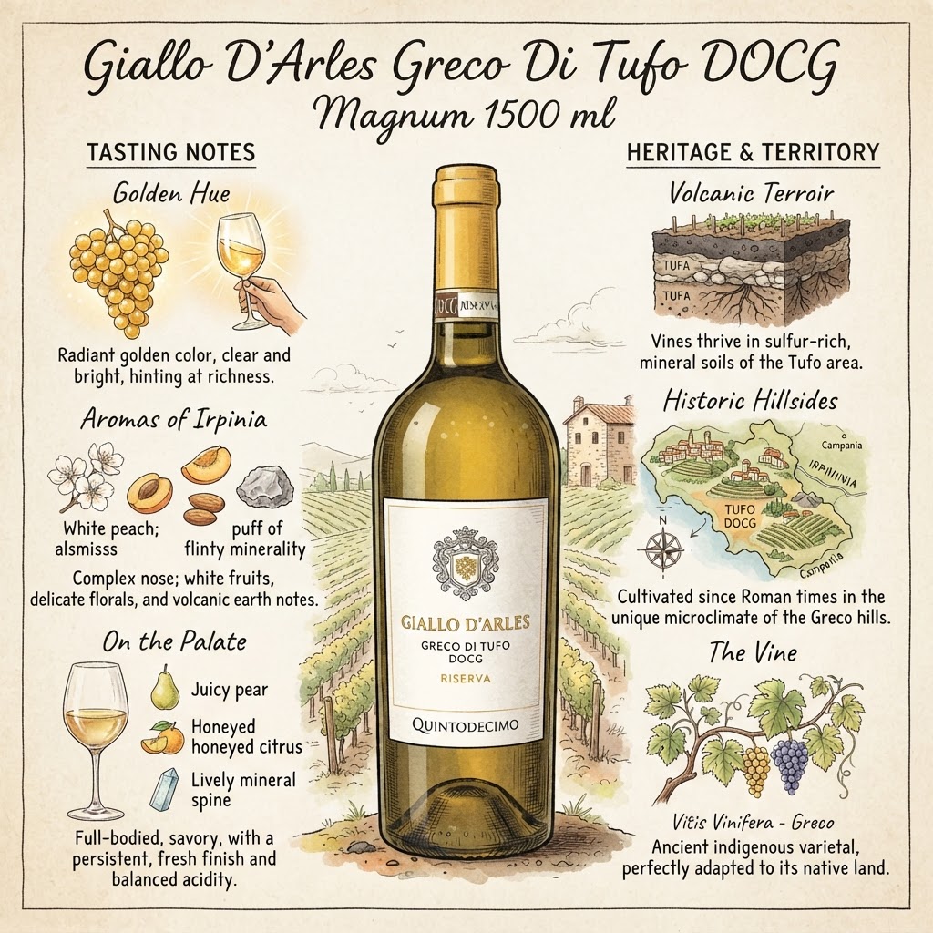 Quintodecimo Giallo D'Arles Greco Di Tufo DOCG Magnum 1500 ml
