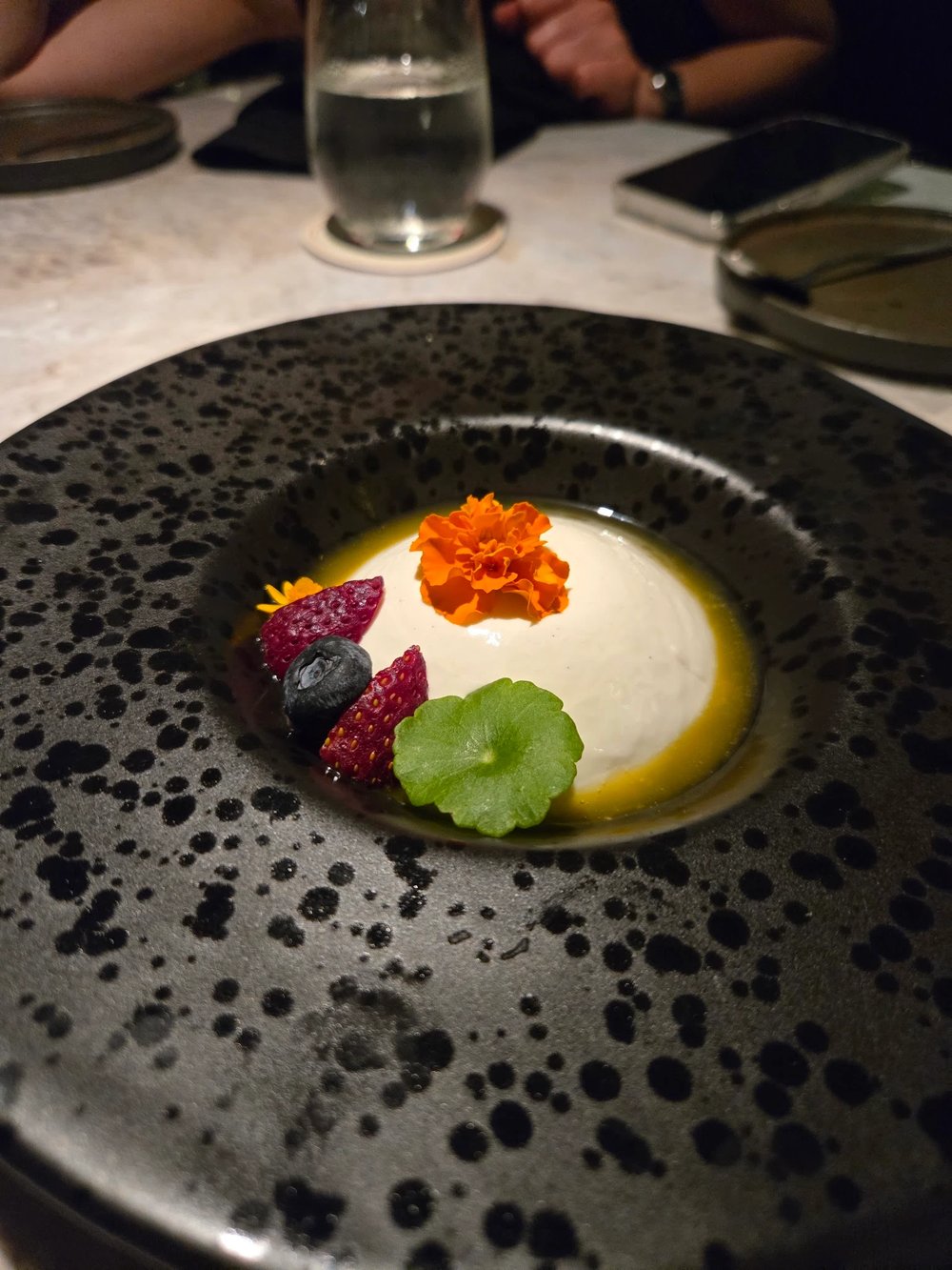 PASSION FRUIT & BERRY PANNA COTTA