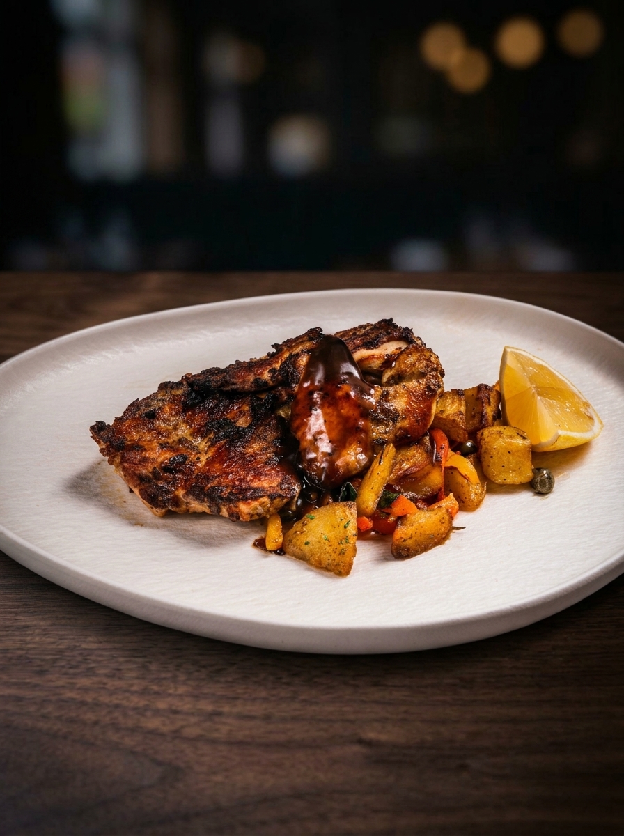 Pollo a la parrilla iO Signature