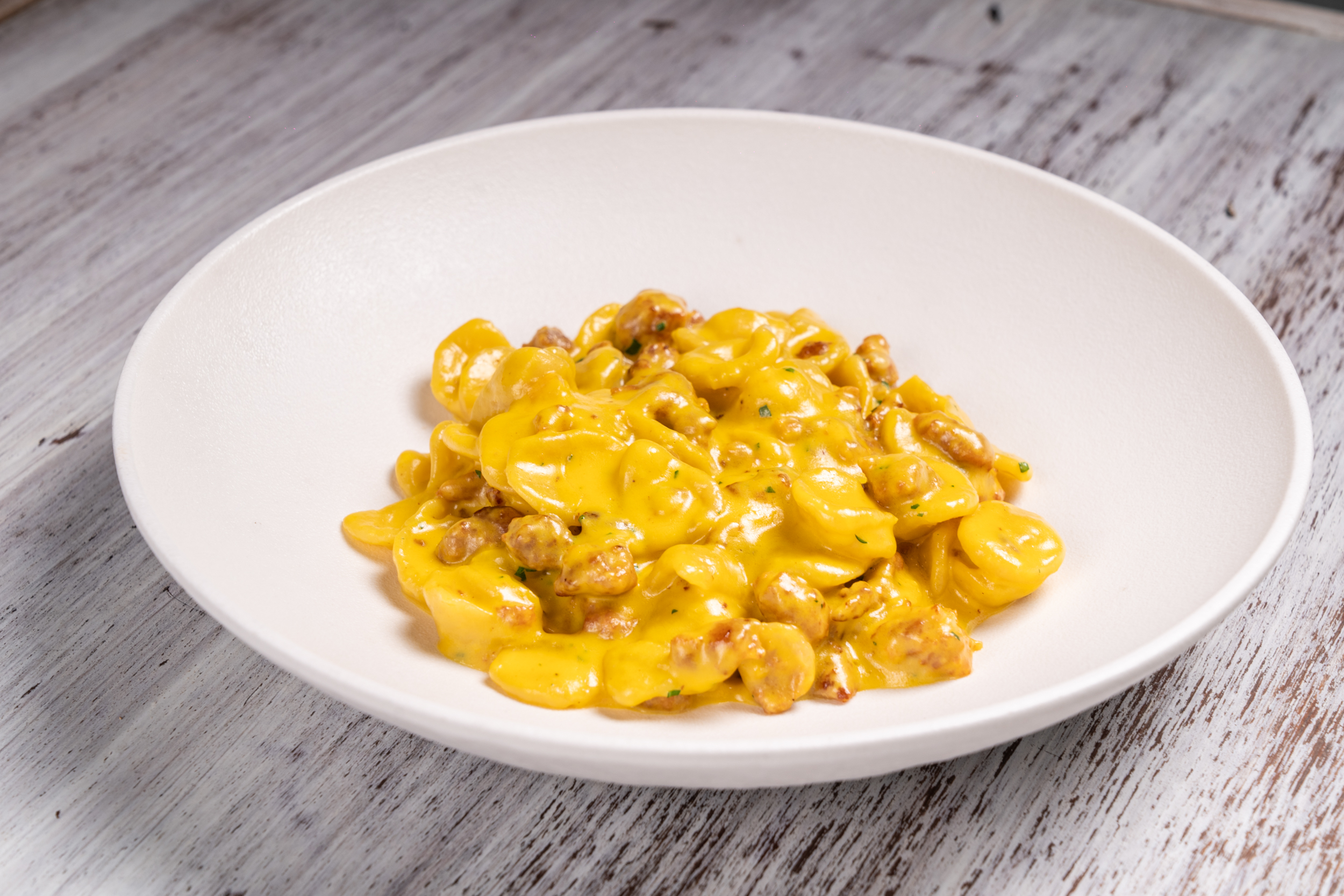 Orecchiette Salsiccia e Zafferano