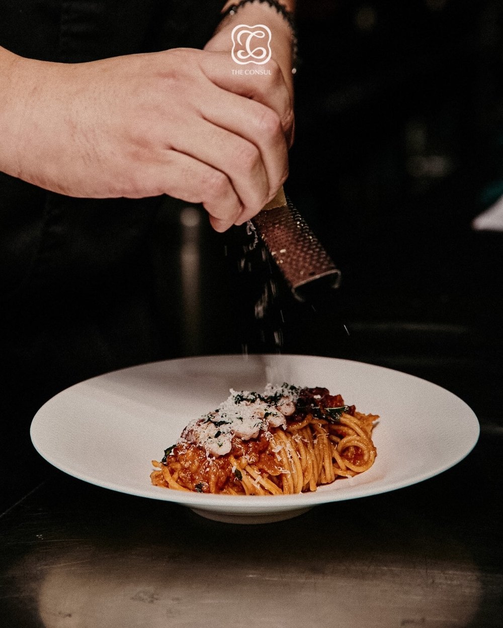 SPAGHETTI WITH GRILLED OCTOPUS