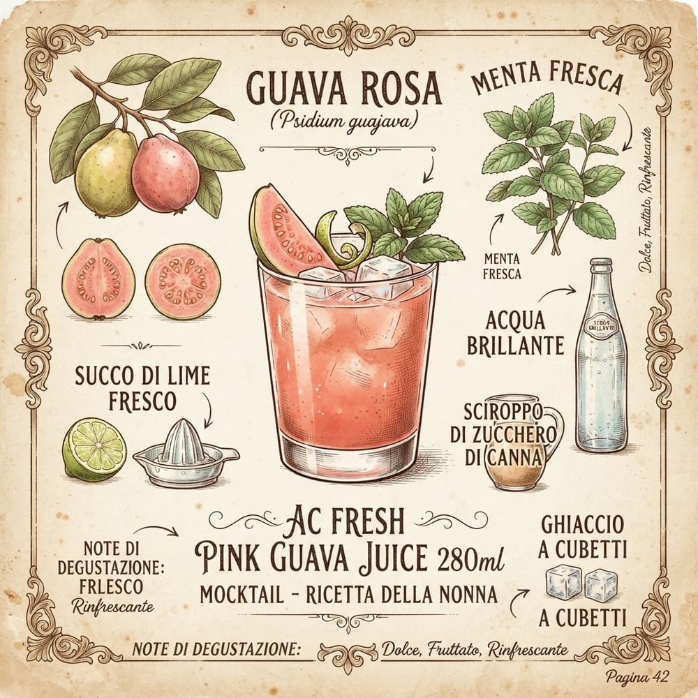 AC Fresh Pink Guava Juice 280ml