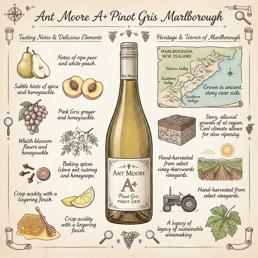 Ant Moore A+ Pinot Gris Marlborough