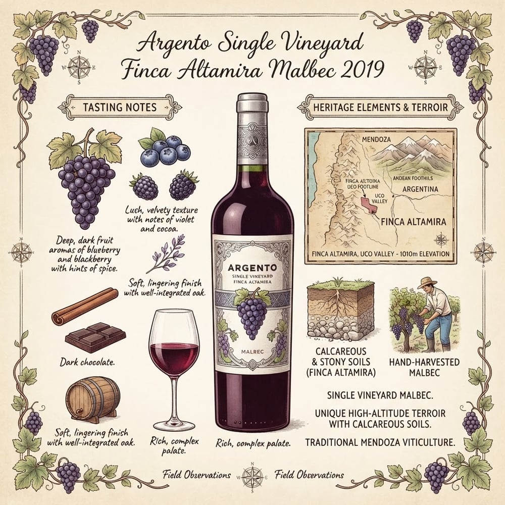 Argento Single Vineyard Finca Altamira Malbec 2019