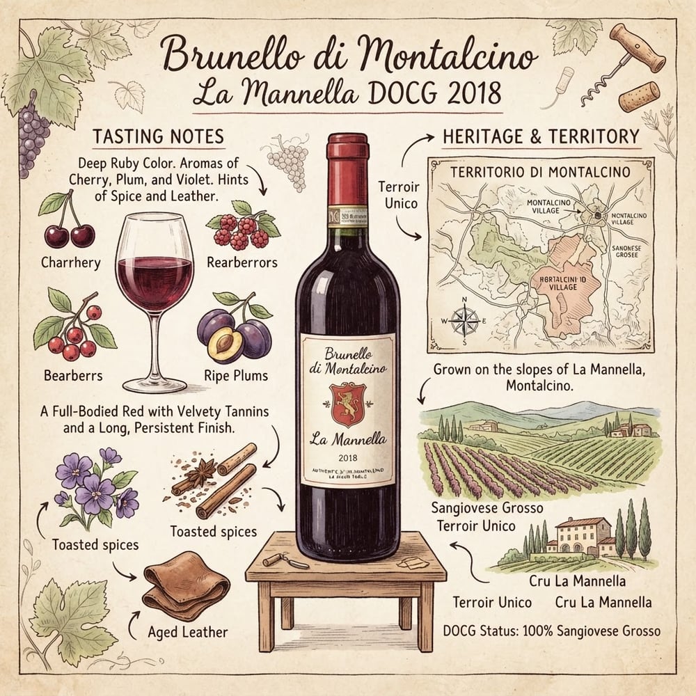 Brunello di Montalcino La Mannella DOCG 2018