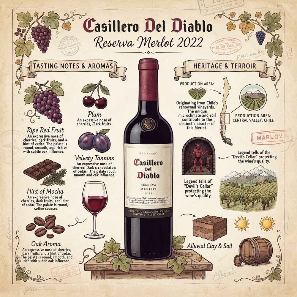 Casillero Del Diablo Reserva Merlot 2022