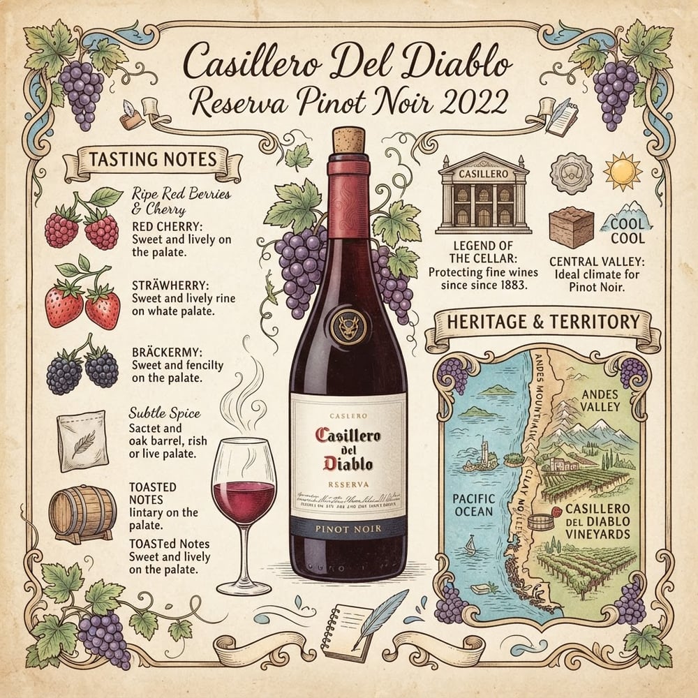 Casillero Del Diablo Reserva Pinot Noir 2022