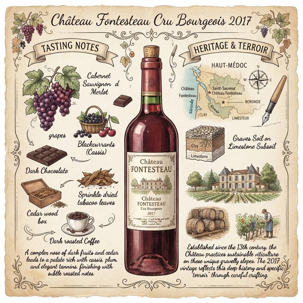Château Fontesteau Cru Bourgeois 2017
