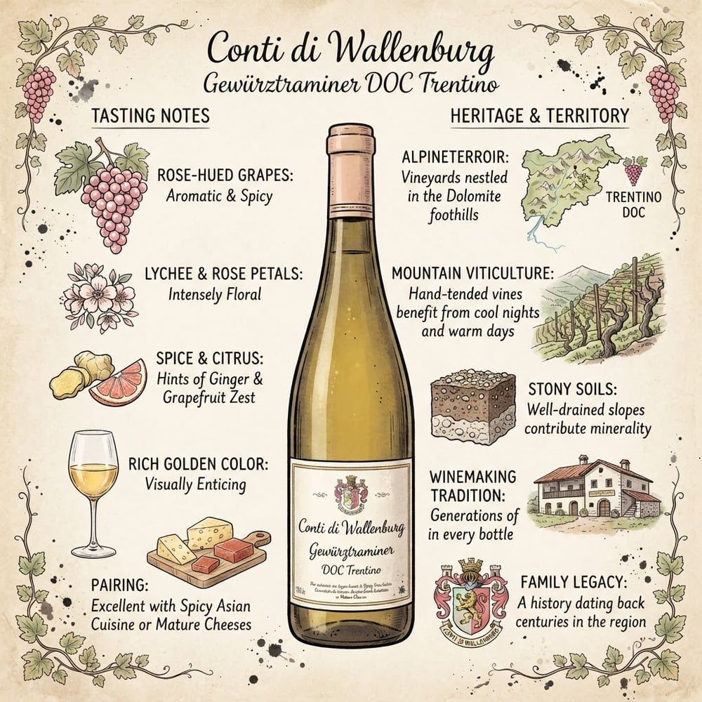 Conti di Wallenburg Gewürztraminer DOC Trentino