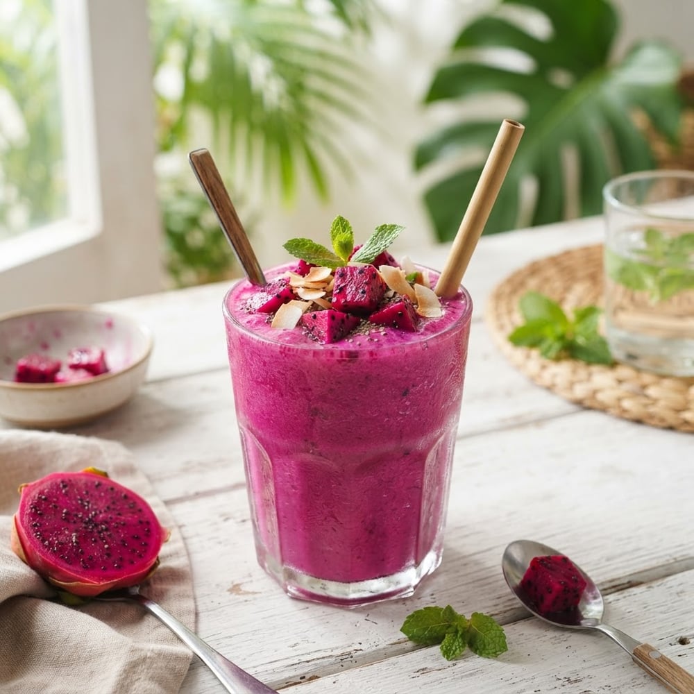 Dragon Fruit Coconut Smoothie