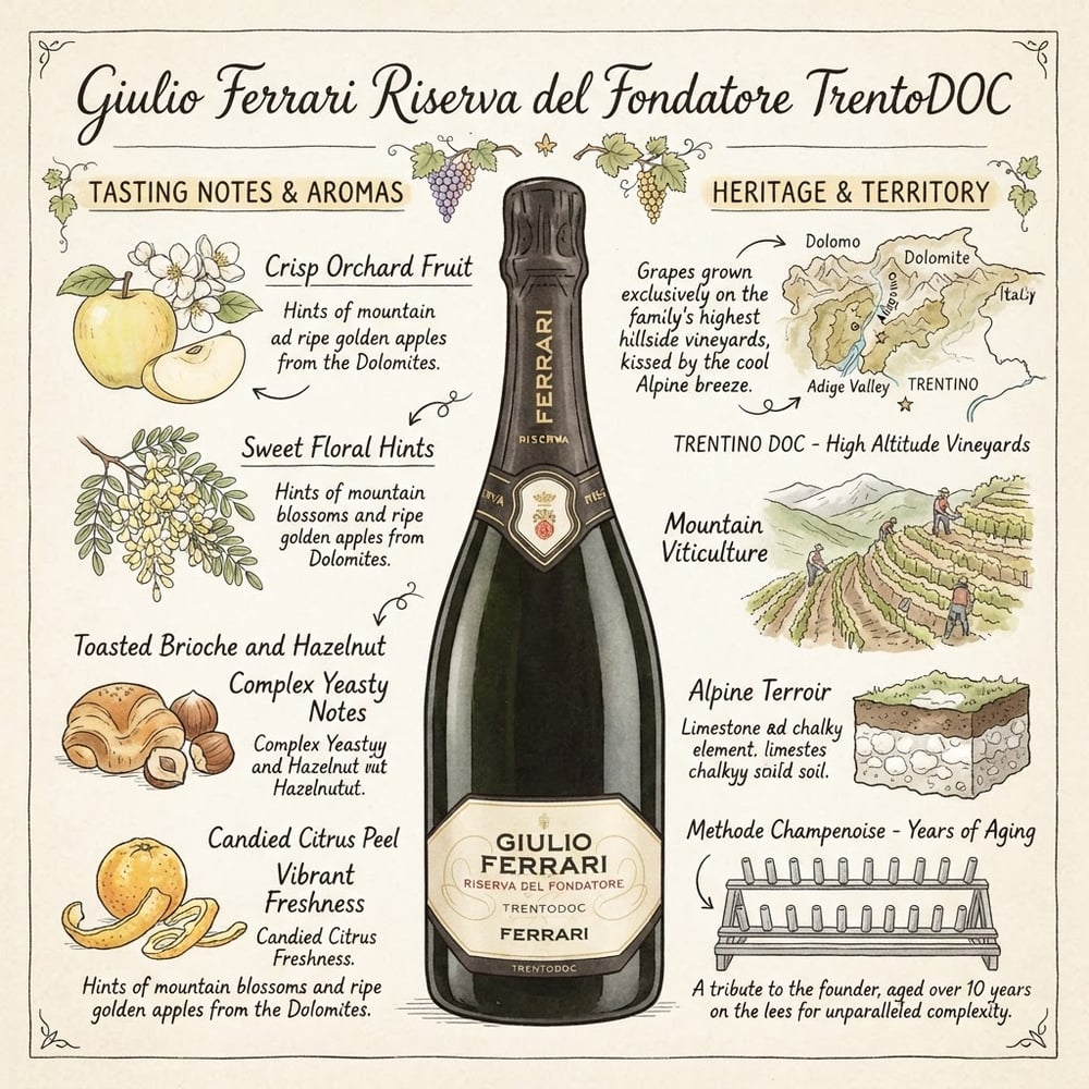 Giulio Ferrari Riserva del Fondatore TrentoDOC