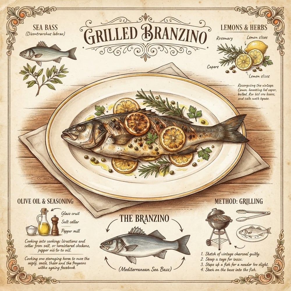 Grilled Branzino