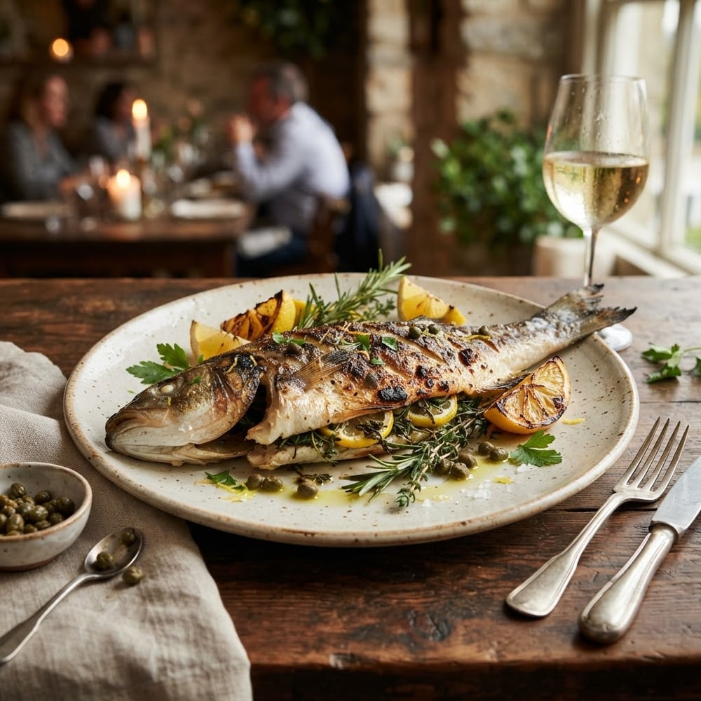 Grilled Branzino