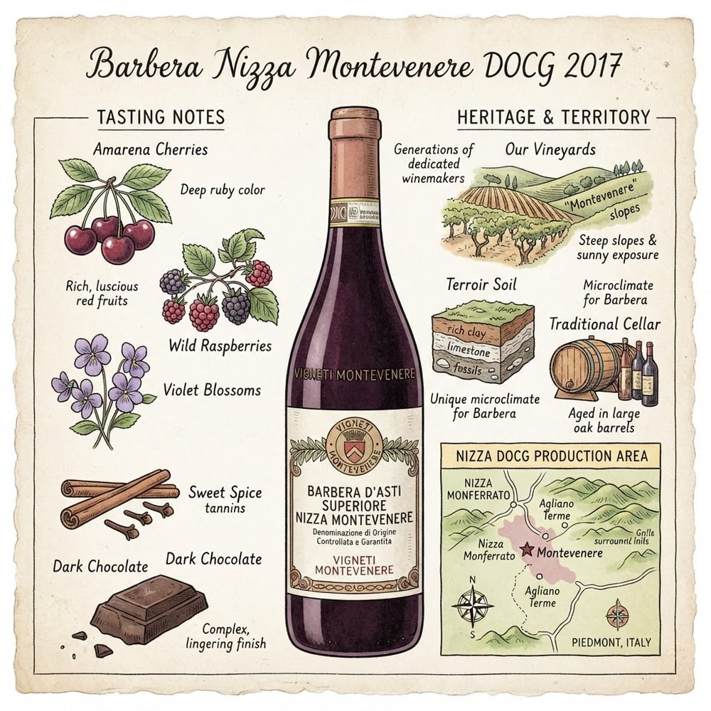 La Caudrina Barbera Nizza Montevenere DOCG 2017