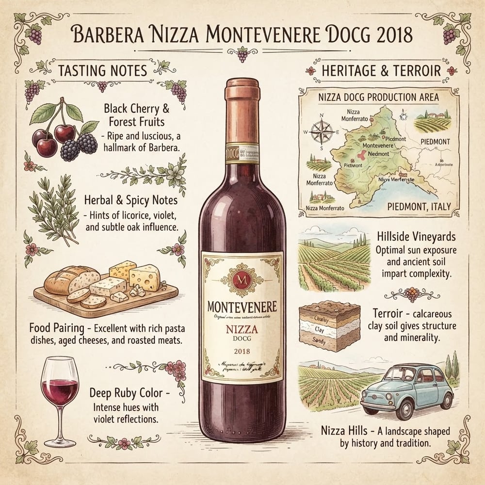 La Caudrina Barbera Nizza Montevenere DOCG 2018