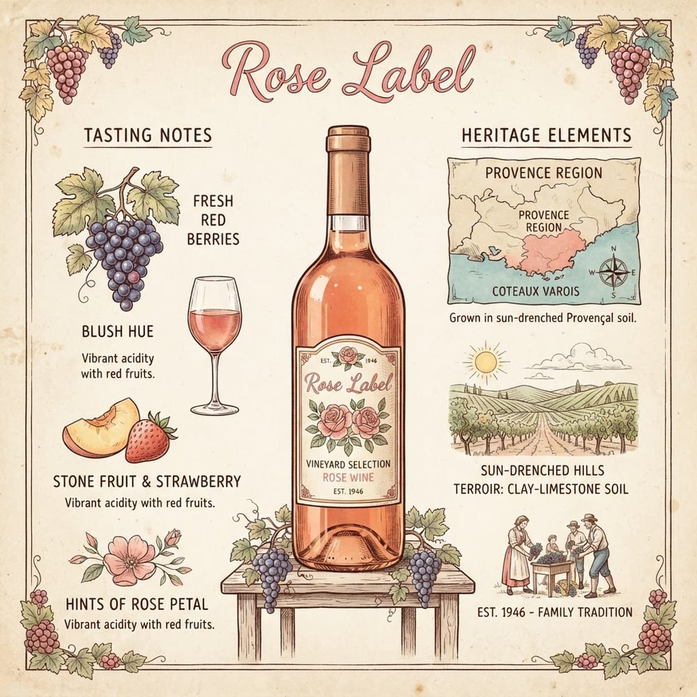 Lanson Rose Label