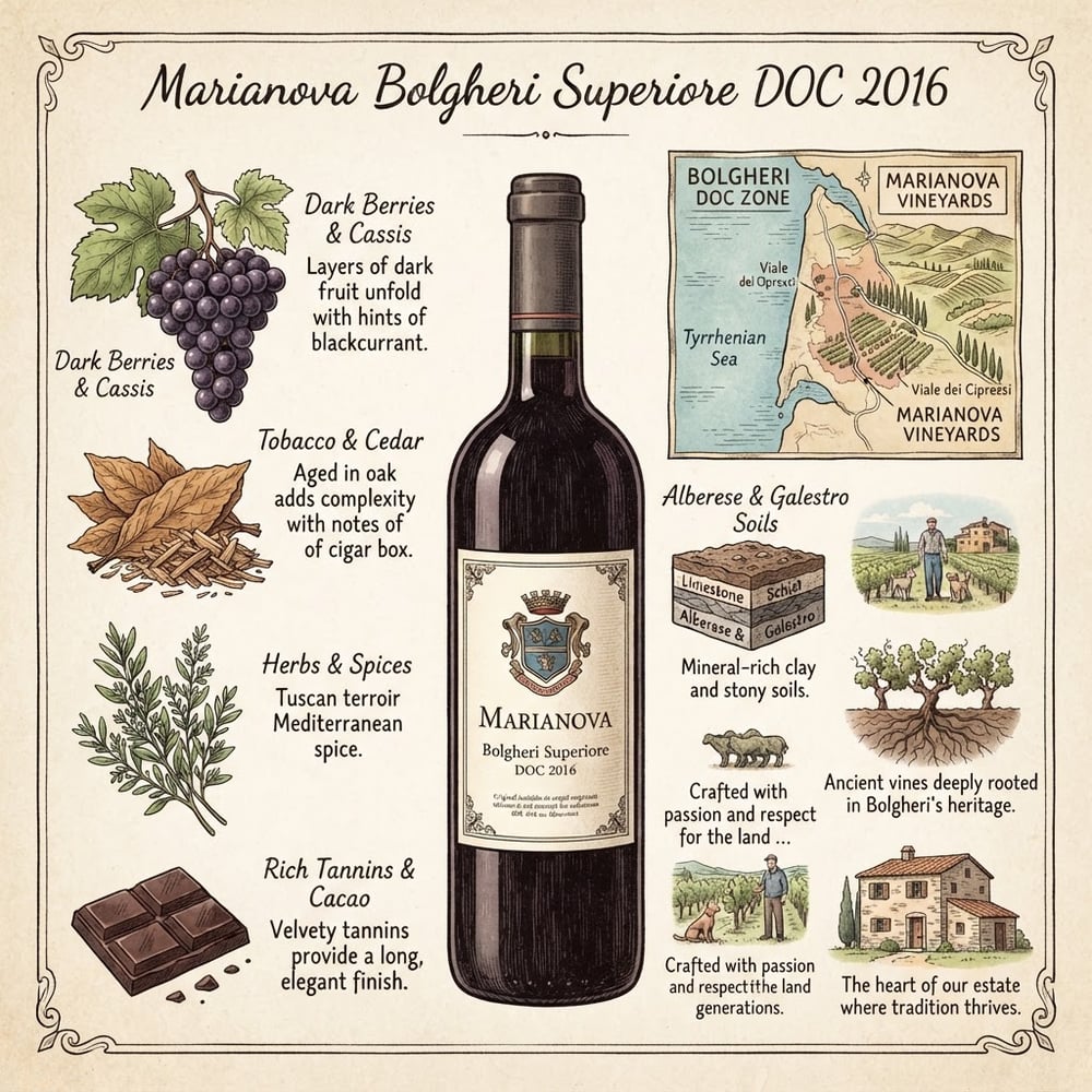 Marianova Bolgheri Superiore DOC 2016
