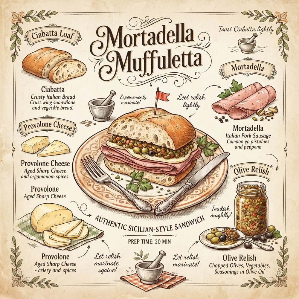 Mortadella Muffuletta