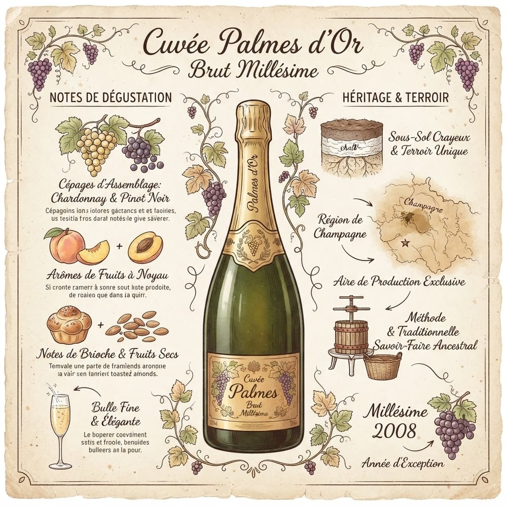 Nicolas Feuillatte Cuvée Palmes d'Or Brut Millésime