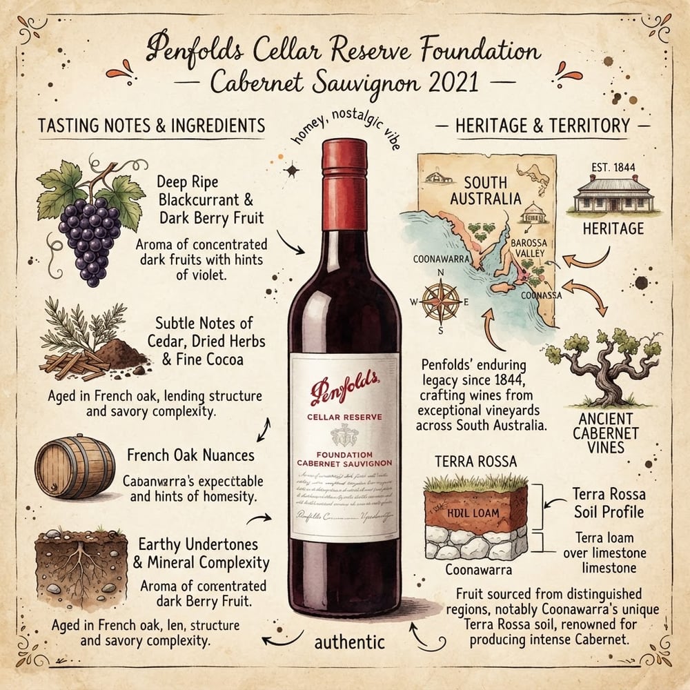 Penfolds Cellar Reserve Foundation Cabernet Sauvignon 2021