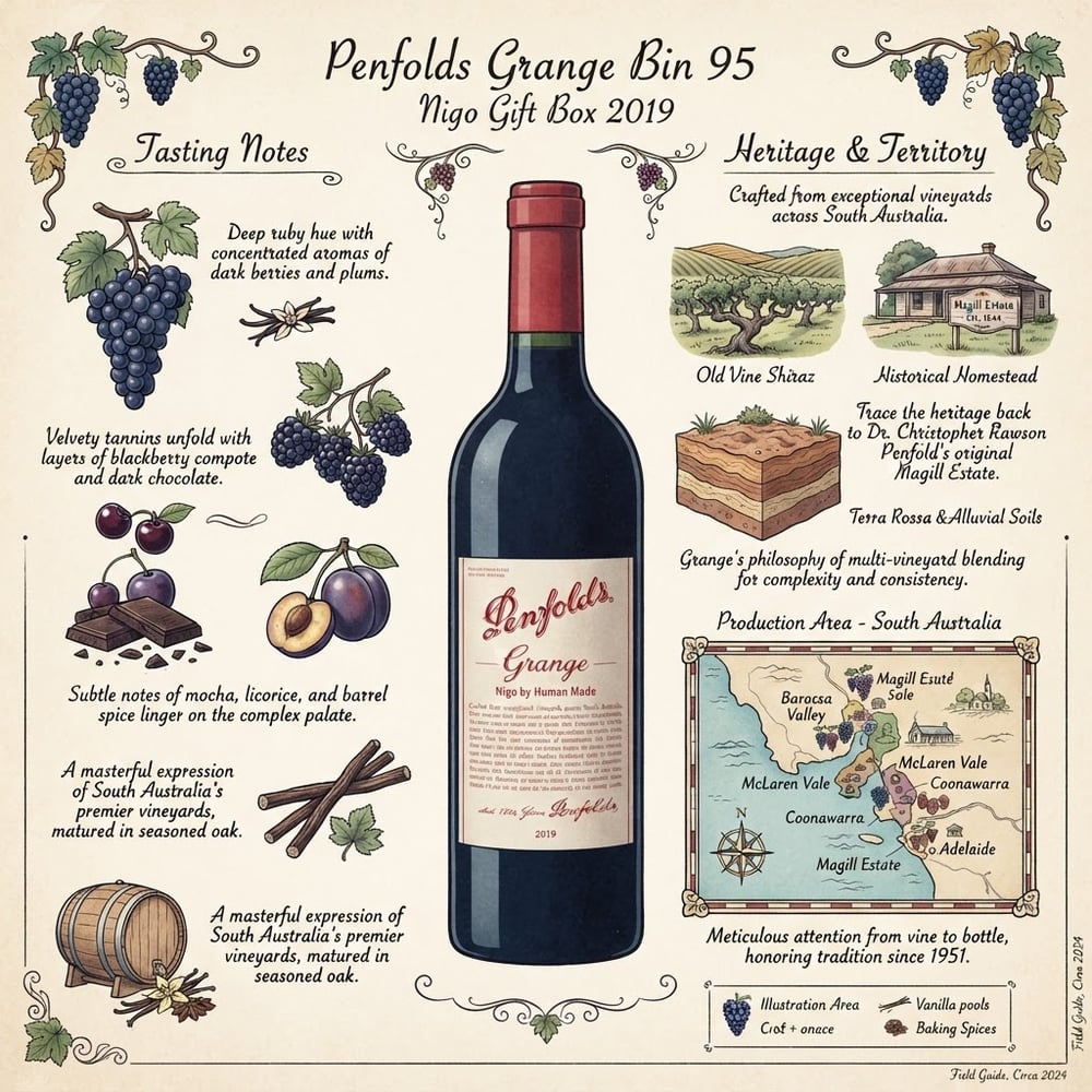 Penfolds Grange Bin 95 Nigo Gift Box 2019