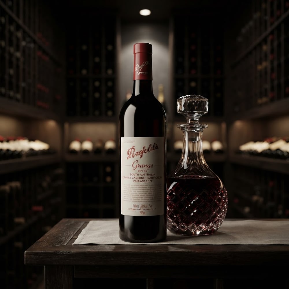 Penfolds Grange Bin 95 St. Louis Crystal Decanter 2013