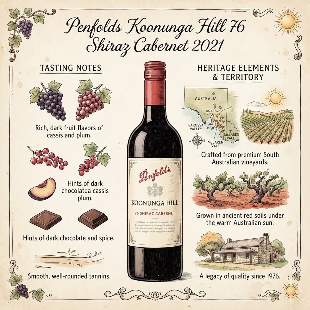 Penfolds Koonunga Hill 76 Shiraz Cabernet 2021