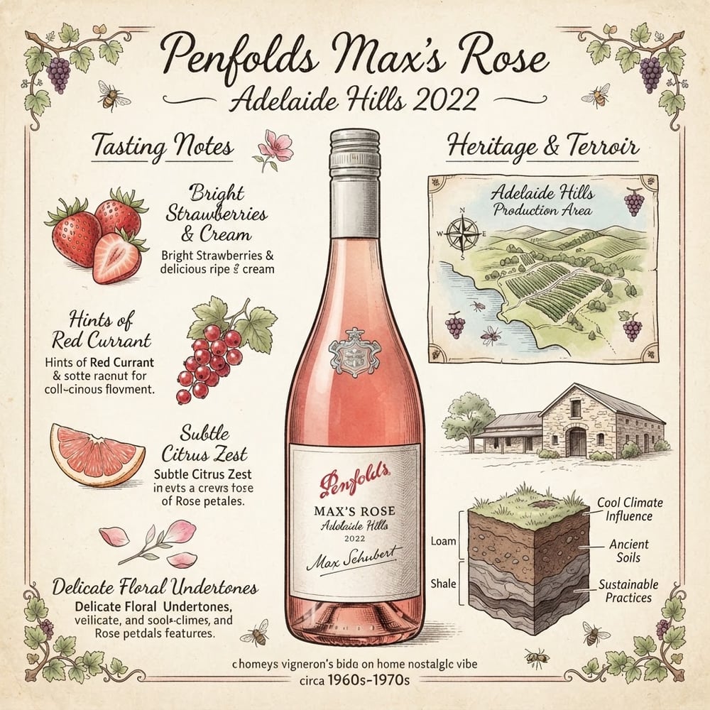 Penfolds Max's Rose Adelaide Hills 2022