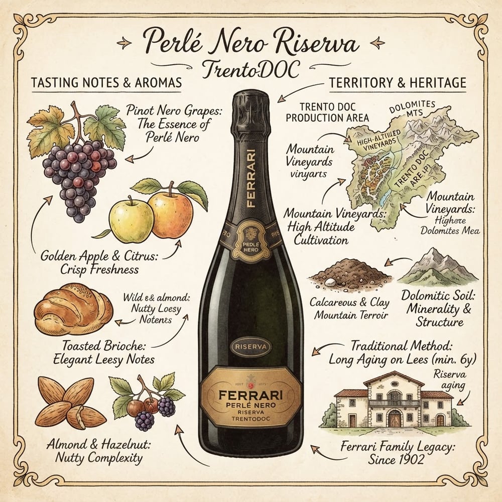 Perlé Nero Riserva TrentoDOC