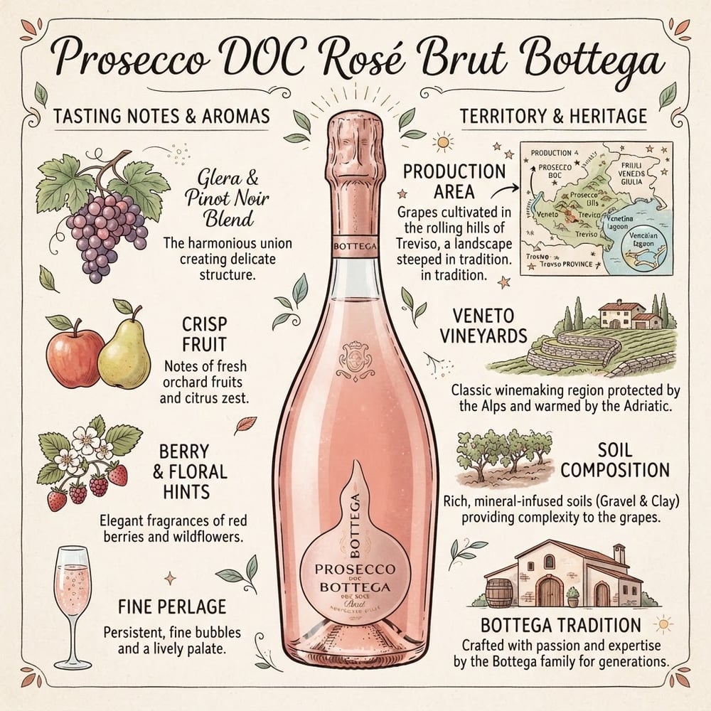 Prosecco DOC Rosé Brut Bottega