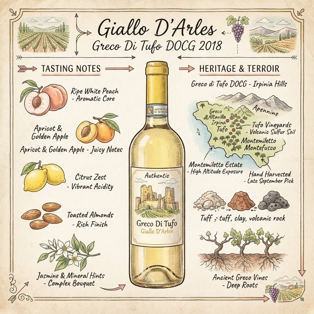 Quintodecimo Giallo D'Arles Greco Di Tufo DOCG 2018