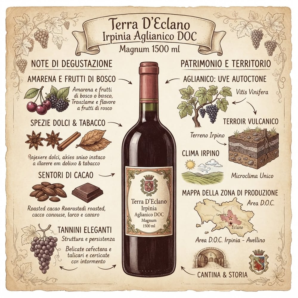Quintodecimo Terra D'Eclano Irpinia Aglianico DOC Magnum 1500 ml