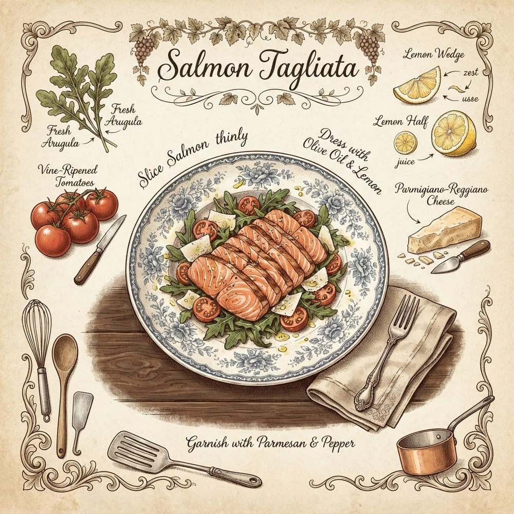 Salmon Tagliata