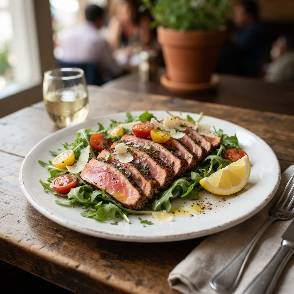 Salmon Tagliata