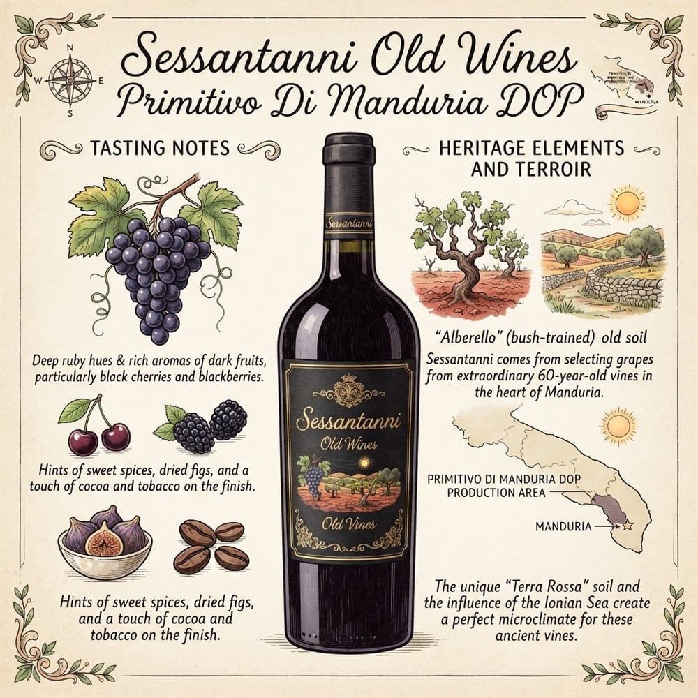 San Marzano Sessantanni Old Wines Primitivo Di Manduria DOP