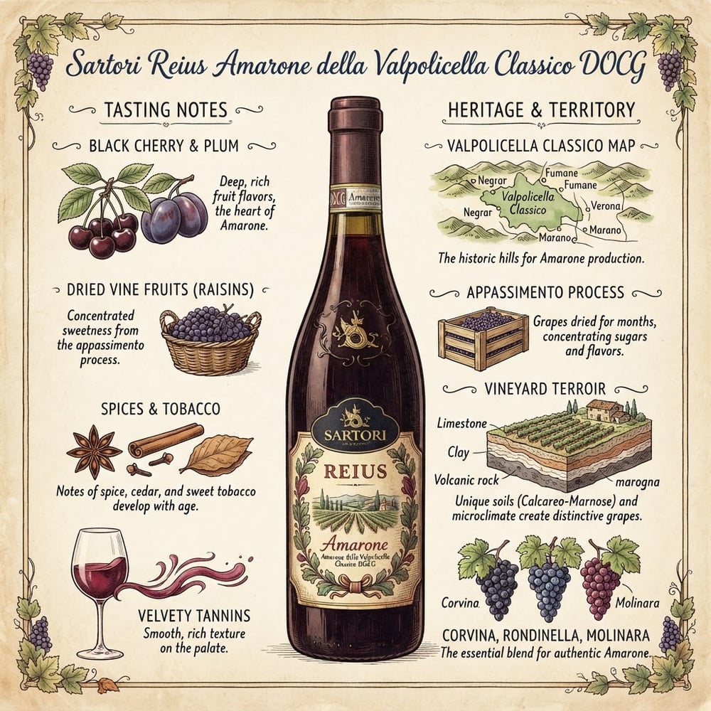 Sartori Reius Amarone della Valpolicella Classico DOCG