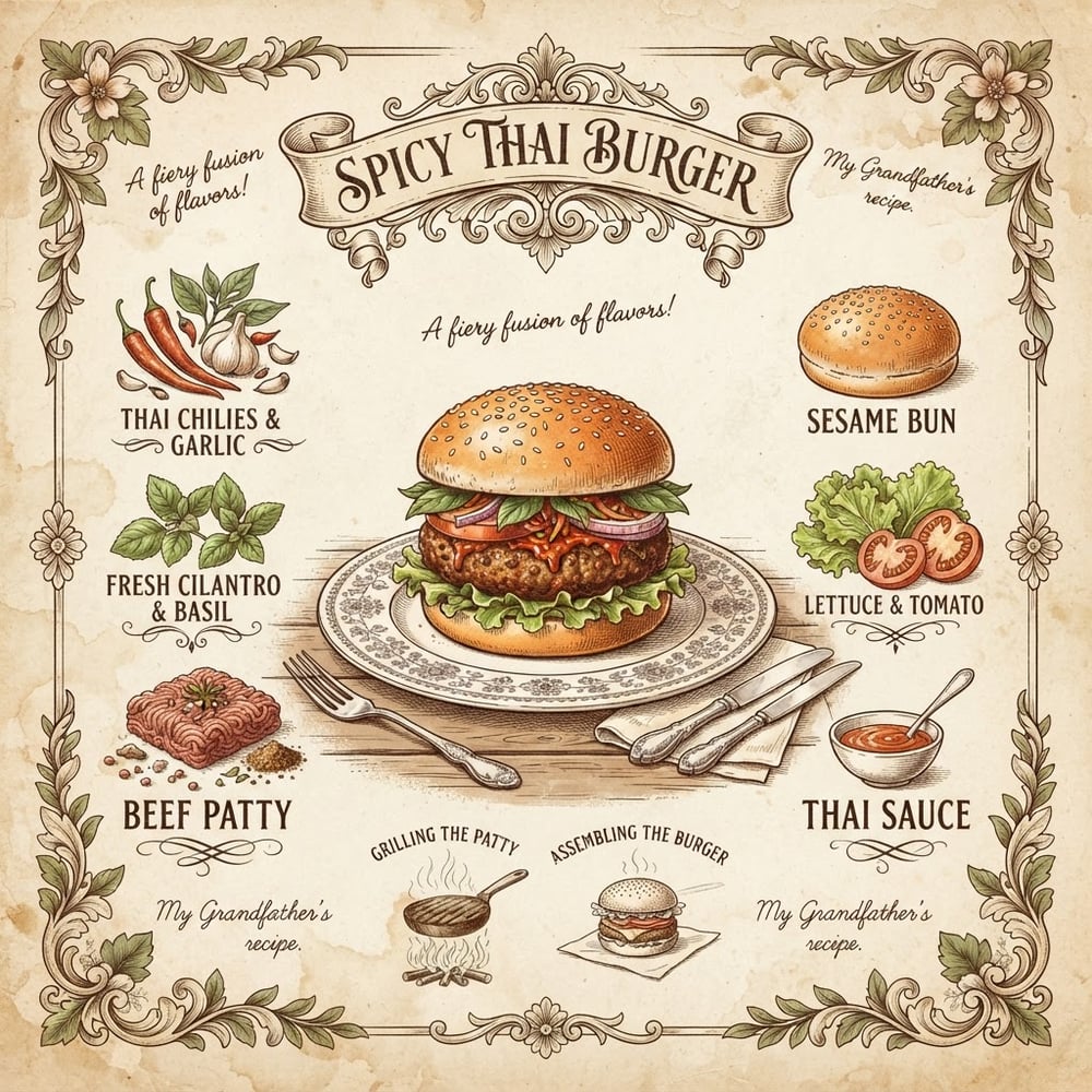 Spicy Thai Burger