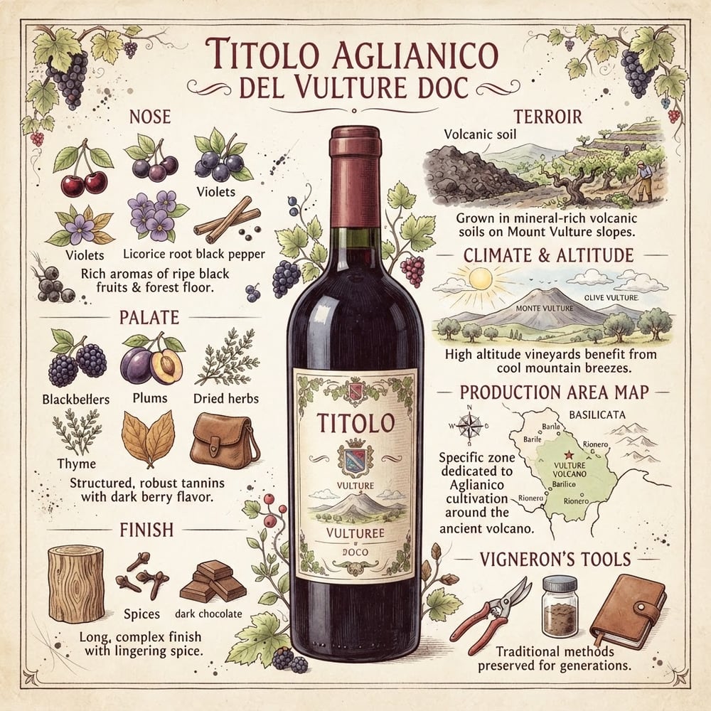 Titolo Aglianico del Vulture DOC