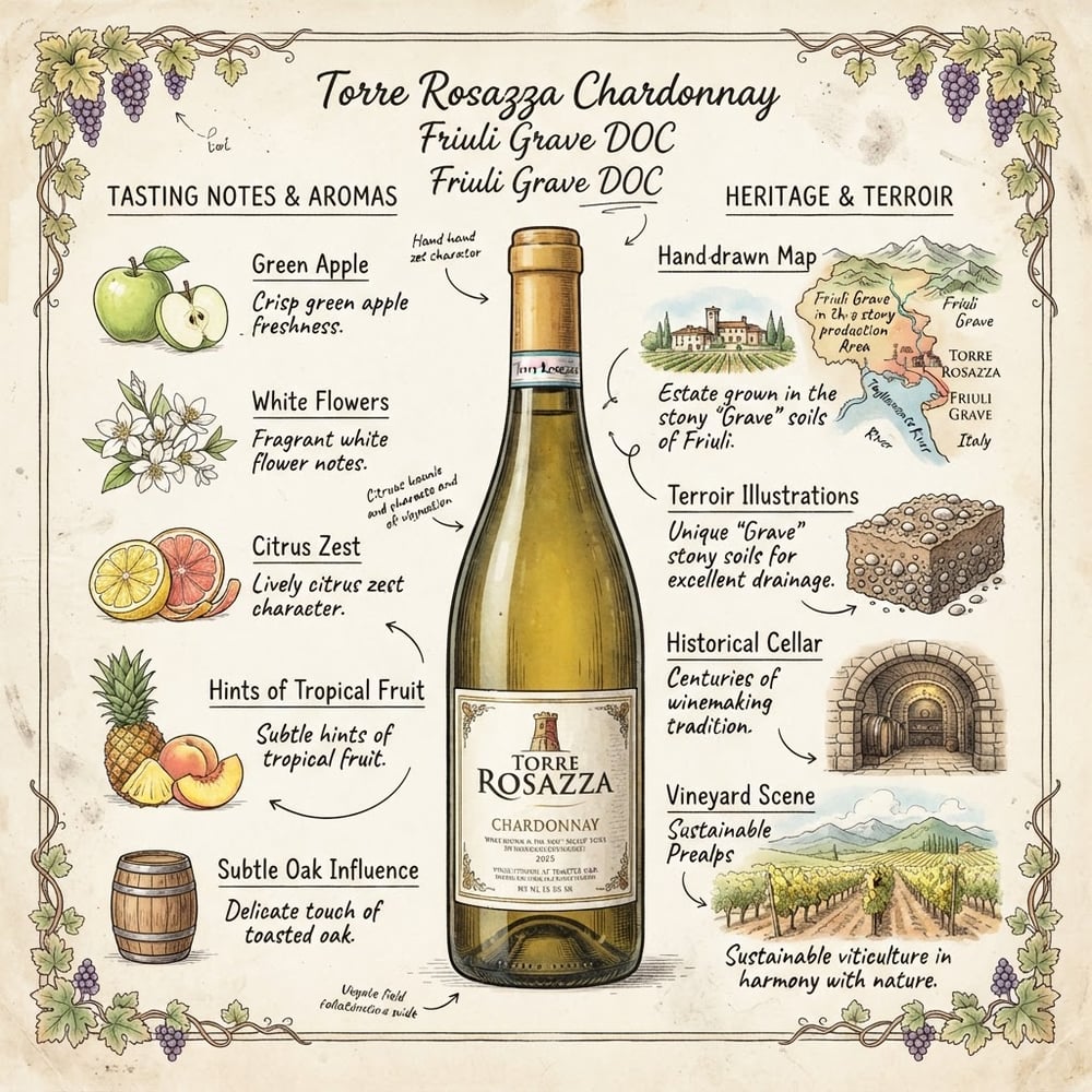 Torre Rosazza Chardonnay Friuli Grave DOC